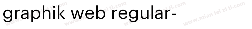 graphik web regular字体转换